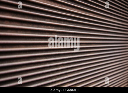 Metal plate lines background texture. Stock Photo