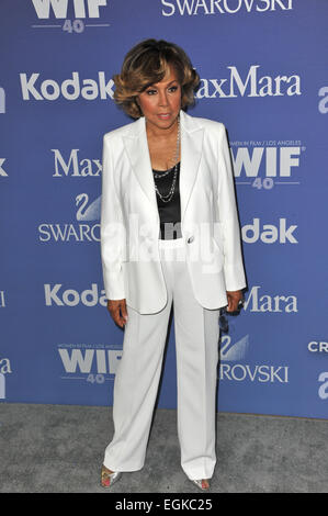 LOS ANGELES, CA - JUNE 12, 2013: Diahann Carroll at the Women in Film 2013 Crystal + Lucy Awards at the Beverly Hilton Hotel. Stock Photo
