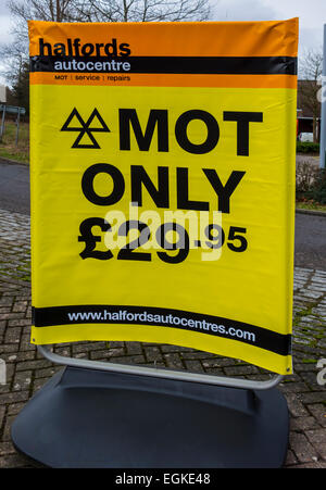 MOT testing center. Stock Photo