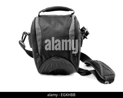 camera bag on white background Stock Photo
