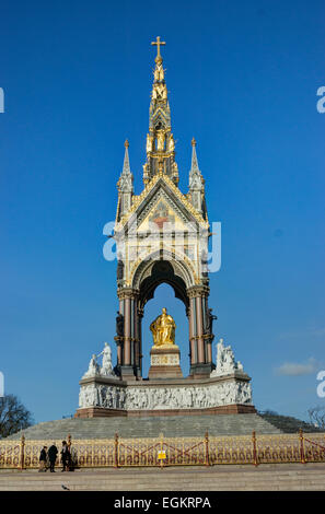 Prince Albert Memorial  London Stock Photo