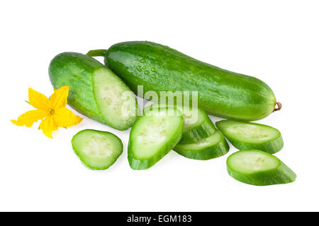 Fresh Cucumber Cucumber Slices Stock Photo