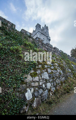 Glenveagh Castle at Glenveagh National Park, Co. Donegal, Ireland Stock Photo