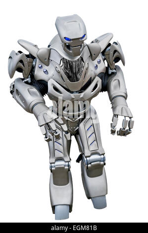 Robot on a white background Stock Photo