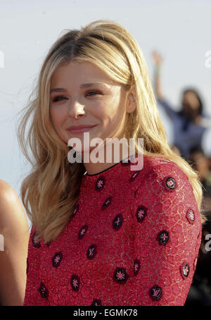 The 2014 MTV Video Music Awards arrivals Featuring: Chloe Grace Moretz Where: Los Angeles, California, United States When: 25 Aug 2014 Stock Photo