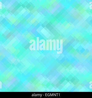 Blue Geometric Background, Seamless Pattern Stock Photo