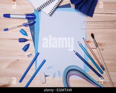 drawing materials Stock Photo