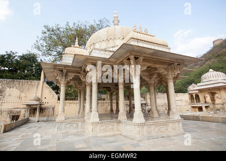 Gaitore, the royal cremation ground of the Kachhwaha Rajputs Stock Photo