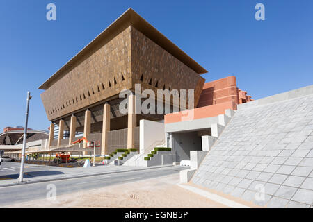 View of the Masdar Institute of Science and Technology, Abu Dhabi Stock Photo