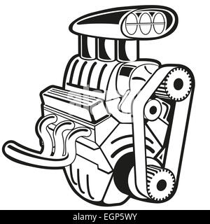 cartoon turbo engine Stock Photo - Alamy