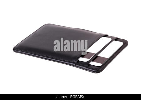wallet card isolated on white background Stock Photo
