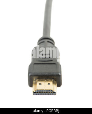HDMI Cable isolated on white background Stock Photo