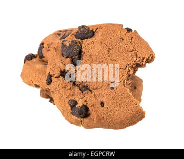 cookies bite isolated on white background Stock Photo