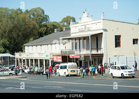 Town centre of Malmesbury in the Swartland region South Africa Stock Photo