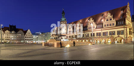 Old Town Hall, Leipzig, Saxony, Germany Stock Photo