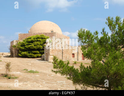 Venetian Fortezza or Citadel in the city of Rethymno on the island of Crete, Greece, created in 1573. Stock Photo