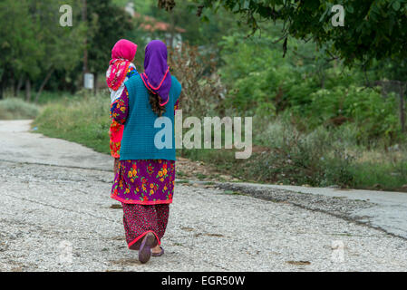 Yoruk Lady and Child Stock Photo