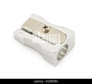 pencil sharpener isolated on white background Stock Photo