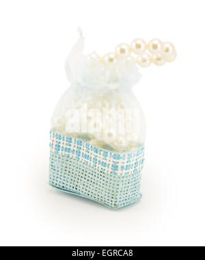 gift basket isolated on white background Stock Photo