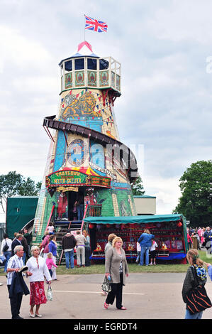 Traditional British Helter Skelter Stock Photo - Alamy