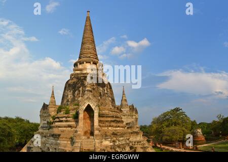 Ruins of Si Sanphet temple in Ayutthaya, Thailand Stock Photo