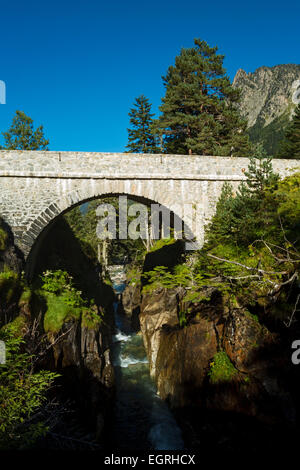 Pont D Espagne,Cauterets,Hautes Pyrenees,France Stock Photo