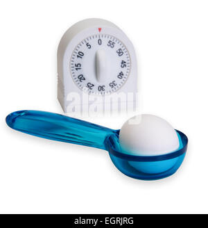 Kitchen egg timer and  tools for boiling eggs Stock Photo