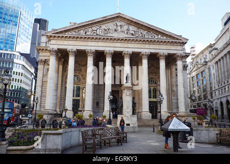 Royal Exchange Cornhill City Of London UK Stock Photo