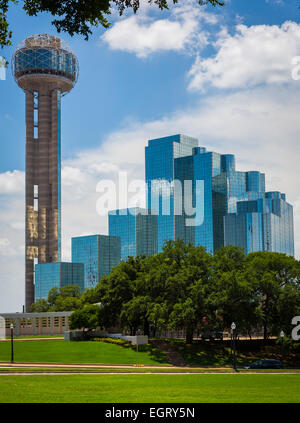 Dallas is the ninth most populous city in the United States of America and the third most populous city in the state of Texas. Stock Photo