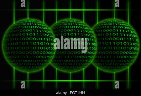 Abstract background image of digital binary code. Stock Photo