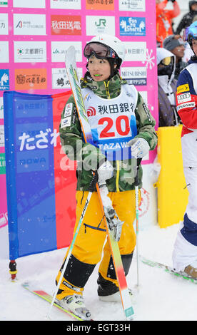 Tazawako, Akita, Japan. 1st Mar, 2015. Satsuki Ito (JPN) Freestyle Skiing : FIS Freestyle Ski World Cup Women's Dual Moguls in Tazawako, Akita, Japan . © Hiroyuki Sato/AFLO/Alamy Live News Stock Photo