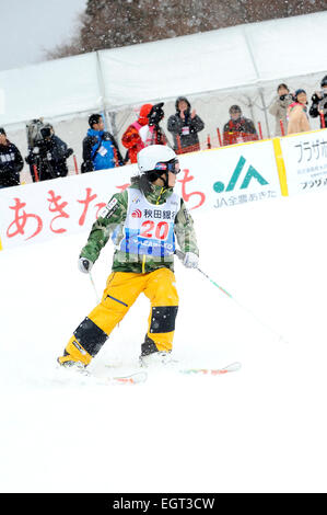 Tazawako, Akita, Japan. 1st Mar, 2015. Satsuki Ito (JPN) Freestyle Skiing : FIS Freestyle Ski World Cup Women's Dual Moguls in Tazawako, Akita, Japan . © Hiroyuki Sato/AFLO/Alamy Live News Stock Photo