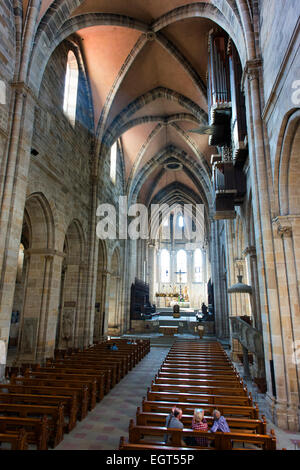 Interior view of the Bamberg Cathedral. Stock Photo