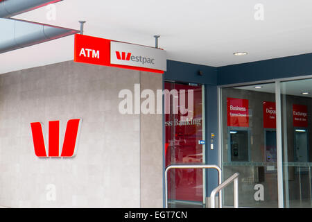 branch of Westpac bank in Chatswood Sydney Australia Stock Photo