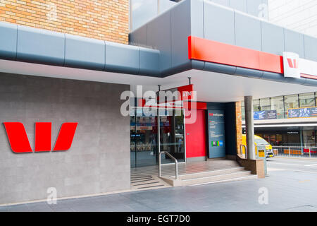 branch of westpac bank in Chatswood Sydney Australia Stock Photo