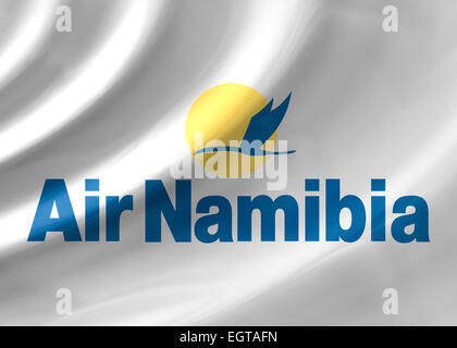 Air Namibia logo icon flag emblem Stock Photo