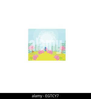 Couple at park Stock Vector Image & Art - Alamy