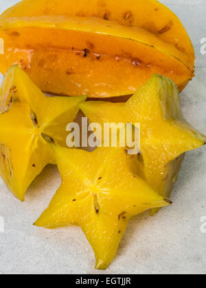 Star Fruit Still Life Stock Photo