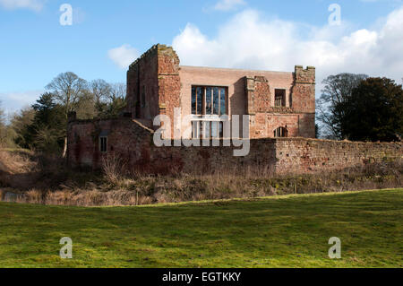 Astley Castle, Warwickshire, England, UK Stock Photo