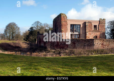 Astley Castle, Warwickshire, England, UK Stock Photo