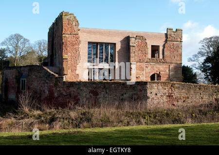 Astley Castle, Warwickshire, England, UK Stock Photo