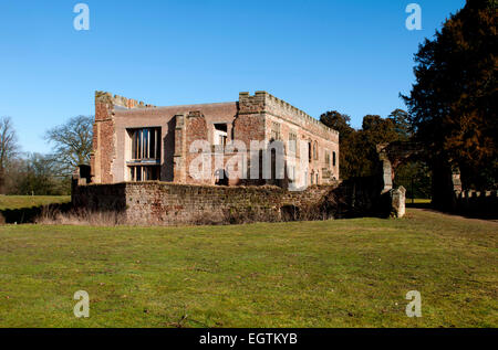 Astley Castle, Warwickshire, England, UK Stock Photo