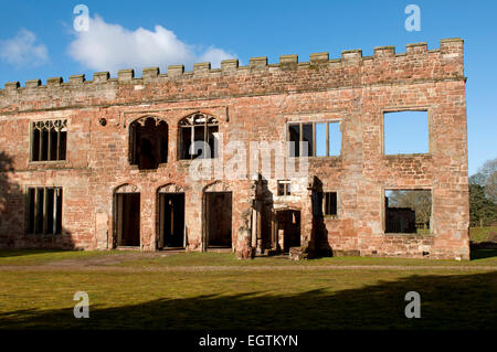 Astley Castle, Warwickshire, England, UK Stock Photo