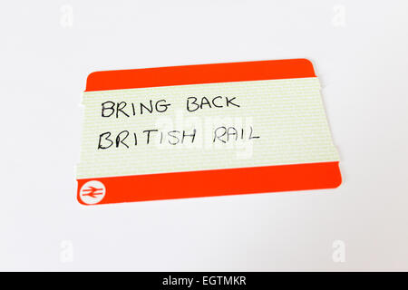 Bring Back British Rail Stock Photo