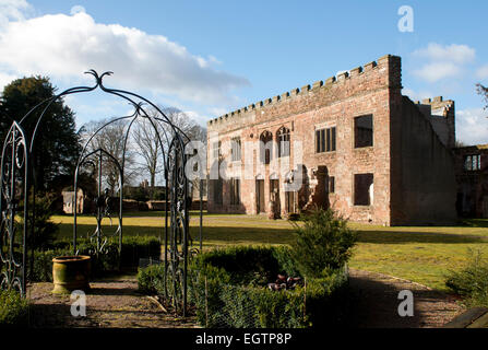 Astley Castle, Warwickshire, England, UK Stock Photo