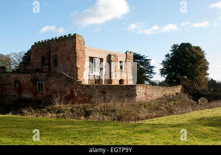 Astley Castle, Warwickshire, England, UK Stock Photo