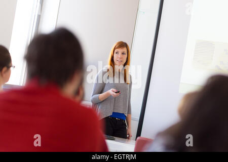 Lecture at university. Stock Photo