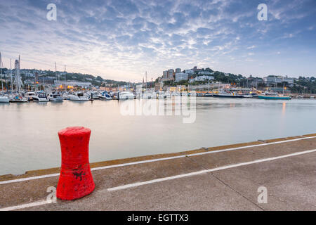 Town and Harbour, Torquay, Devon, England, United Kingdom, Europe. Stock Photo