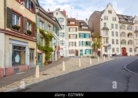 The Old Town Basel, Kanton Basel-Stadt, Switzerland, Europe. Stock Photo
