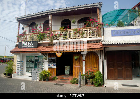 Street scene, Galle Fort, Sri Lanka Stock Photo